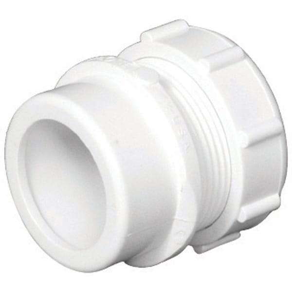 Charlotte Pipe And Foundry Charlotte Pipe Schedule 40 1-1/2 in. Slip X 1-1/4 in. D Slip PVC Trap Adapter 1 pk PVC00103R0600 - main